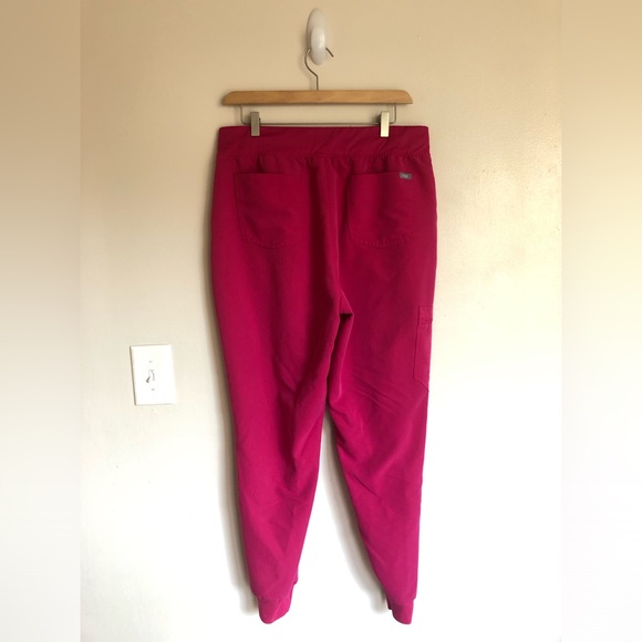 FIGS Zamora Scrub Jogger Pants in Raspberry Sorbet XL - Picture 7 of 8